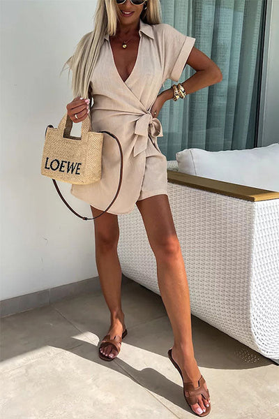 Talie - Elegant Wrap Jumpsuit